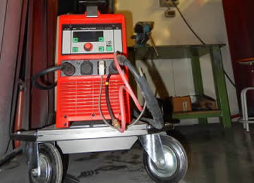 TIG welding machine.